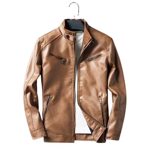 Men's Marley Real Lambskin Leather Bomber Jacket
