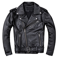 Men's Maxton Real Lambskin Biker Leather Jacket