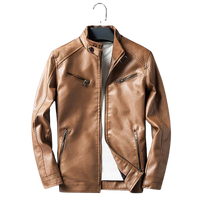 Mens Marley Genuine Lambskin Leather Bomber Jacket