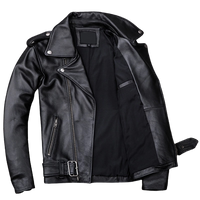 Men's Maxton Real Lambskin Biker Leather Jacket