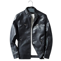 Mens Marley Genuine Lambskin Leather Bomber Jacket
