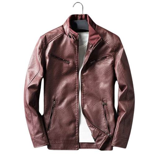 Men's Marley Real Lambskin Leather Bomber Jacket