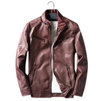 Men's Marley Real Lambskin Leather Bomber Jacket