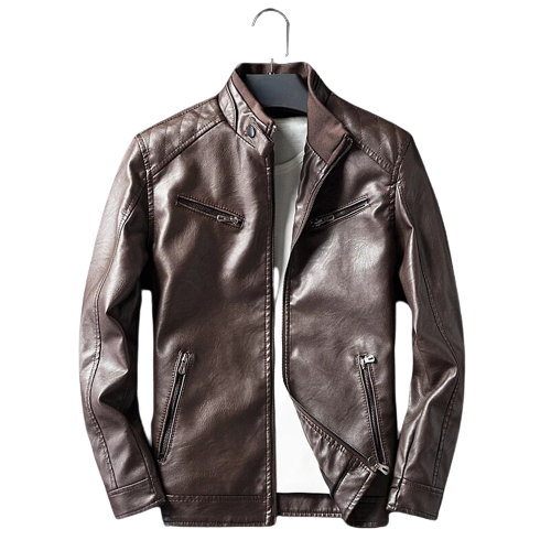 Men's Marley Real Lambskin Leather Bomber Jacket
