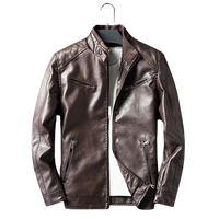 Men's Marley Real Lambskin Leather Bomber Jacket