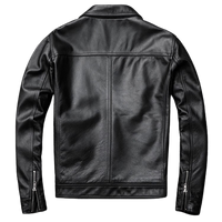 Mens Atlas Front Pocket Genuine Lambskin Leather Jacket