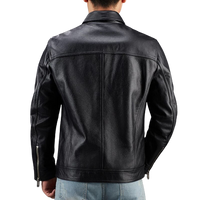 Men's Atlas Front Pocket Real Lambskin Leather Jacket
