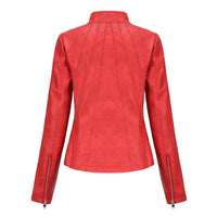 Womens Haisley Genuine Lambskin Leather Jacket