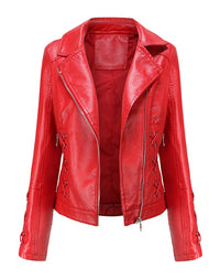 Womens Jovie Genuine Lambskin Leather Jacket