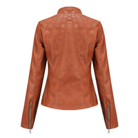 Womens Haisley Genuine Lambskin Leather Jacket