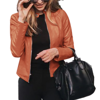 Womens Alice Genuine Lambskin Leather Jacket