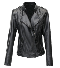 Womens Malani Genuine Lambskin Biker Leather Jacket