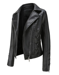 Womens Jovie Genuine Lambskin Leather Jacket
