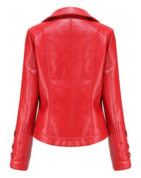 Womens Jovie Genuine Lambskin Leather Jacket