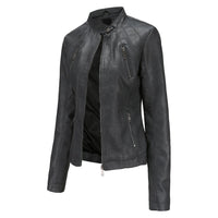 Womens Haisley Genuine Lambskin Leather Jacket