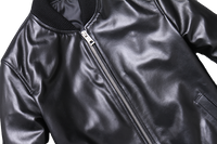 Mens Blaze Genuine Real Leather Bomber Jacket