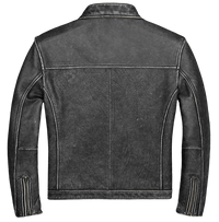 Men's Moto Fit Real Cowhide Leather Jacket