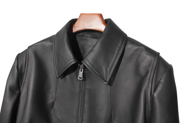 Womens Everly Genuine Lambskin Leather Bomber Jacket