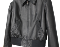 Womens Everly Genuine Lambskin Leather Bomber Jacket