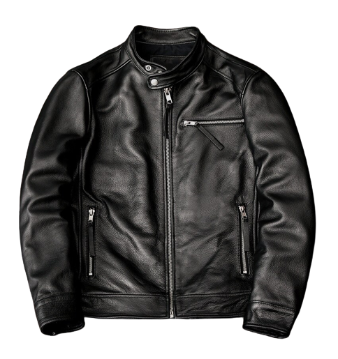 Men's River Real Lambskin Leather Bomber Jacket