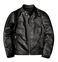 Men's River Real Lambskin Leather Bomber Jacket