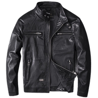Mens Jett Genuine Lambskin Leather Bomber Jacket