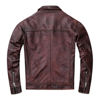 Men's Atlas Front Pocket Real Lambskin Leather Jacket