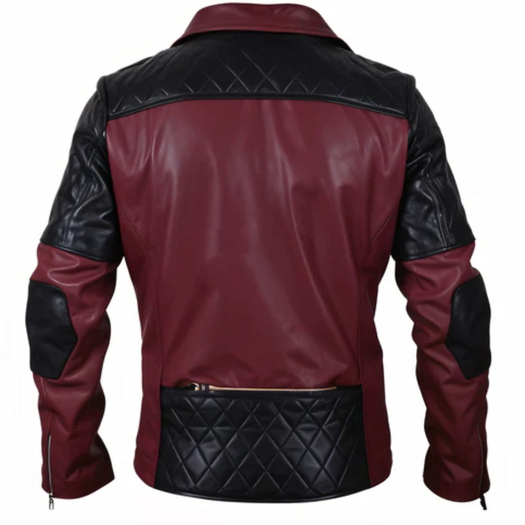 Motorbike Fashion Leather Jacket for Men – Stylish Biker Outerwear