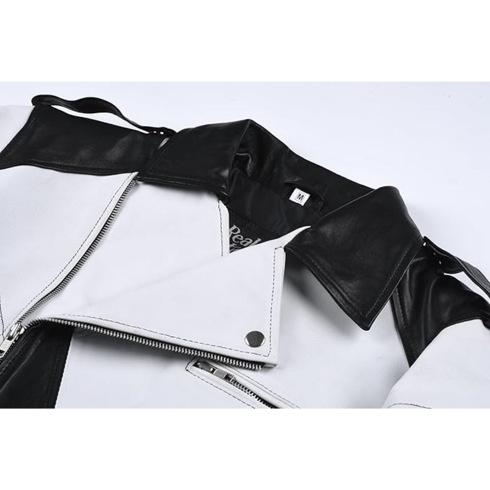 Men’s Biker Leather Jacket – Sleek Motorcycle Style