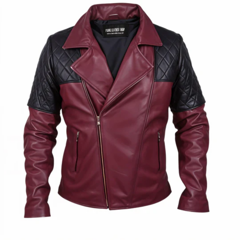 Motorbike Fashion Leather Jacket for Men – Stylish Biker Outerwear