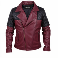 Motorbike Fashion Leather Jacket for Men – Stylish Biker Outerwear