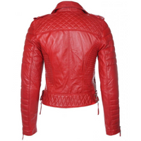 Women’s Maroon Leather Jacket – Stylish and Elegant Outerwear