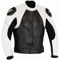 Men’s Genuine Leather Motorbike Jacket – Protective Biker Riding Gear