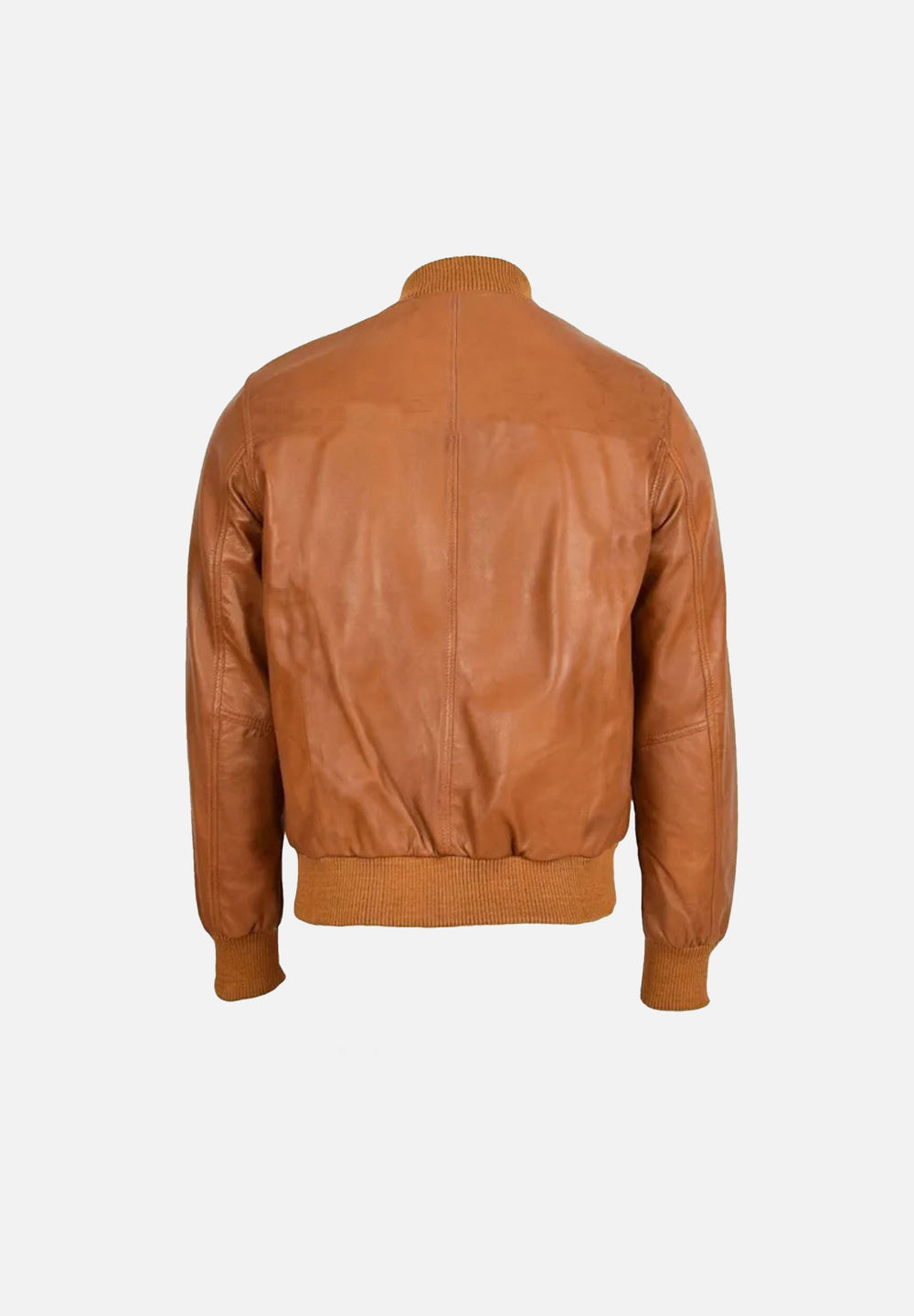Beazley Brown MA-1 Leather Bomber Jacket