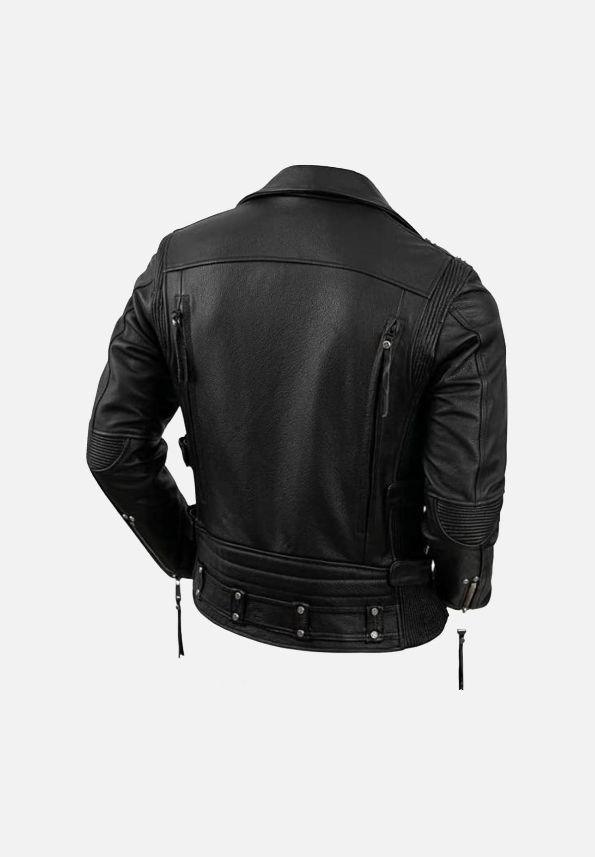 Duncan Asymmetrical Leather Biker Jacket
