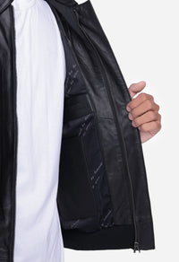 Anderson Black A-2 Flight Leather Jacket