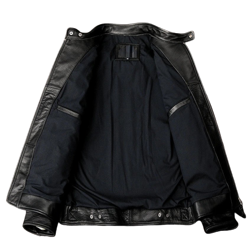 Men's River Real Lambskin Leather Bomber Jacket