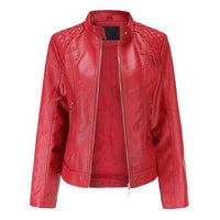 Womens Capri Genuine Lambskin Leather Jacket