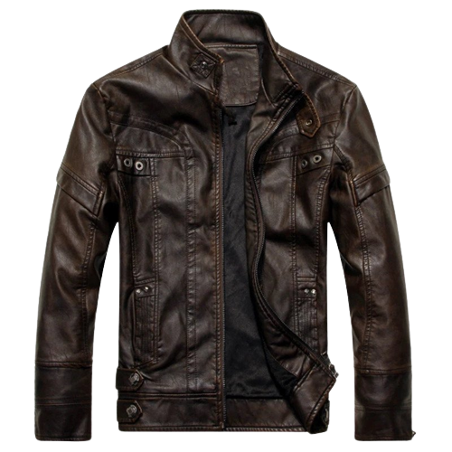 Men's Storm Real Lambskin Leather Bomber Jacket