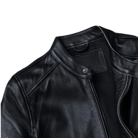 Men's Levon Real Lambskin Leather Bomber Jacket