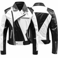 Men’s Biker Leather Jacket – Sleek Motorcycle Style
