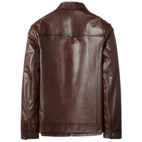 Men's Sleek Front Pocket Real Lambskin Leather Jacket
