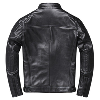 Men's Logan Shoulder Patch Work Real Lambskin Jacket