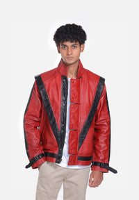 Thriller Red Leather Jacket