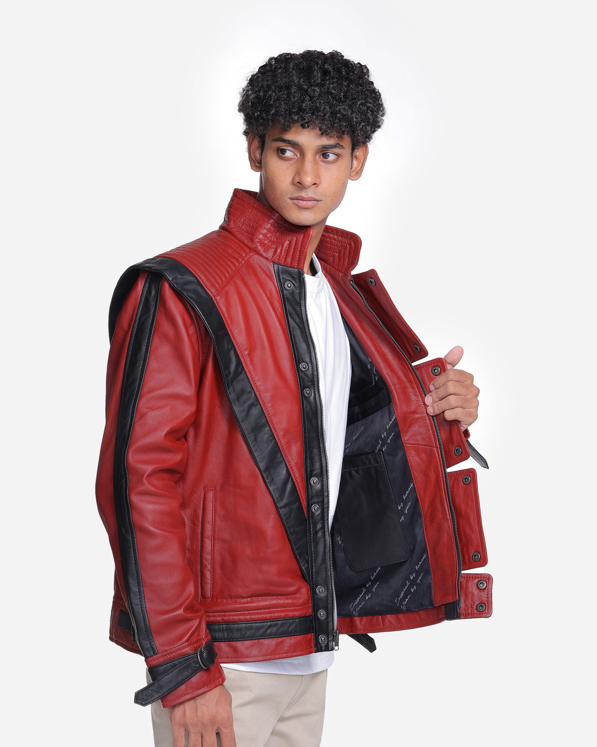 Thriller Red Leather Jacket